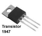Transistor de tres contactos.