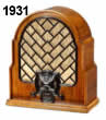 Radio receptor de 1931.